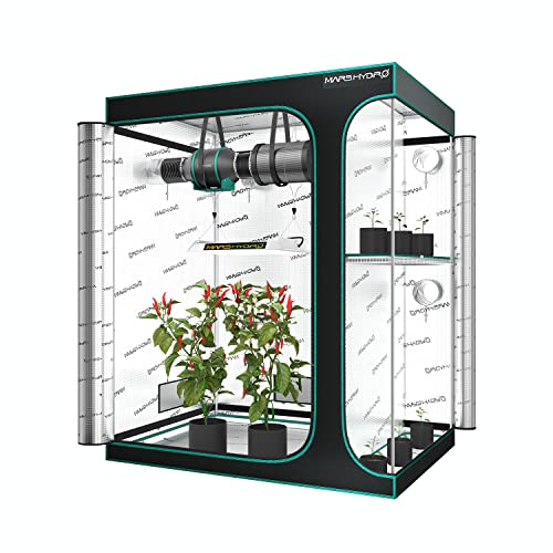 MARS HYDRO 2 in 1 Grow Tent, 36"x24"x55", 3x2 Reflective Mylar Grow Tents with Removable Floor Tray for Indoor Plant Growing Room for TS600/TS1000/SP150